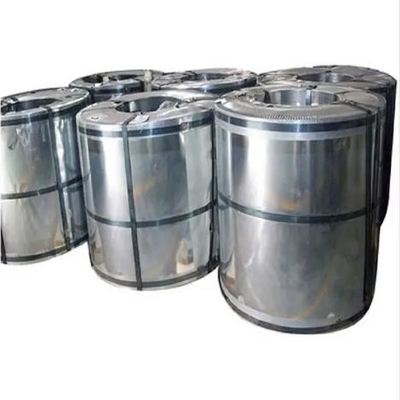 แผ่นเหล็กชุบดีบุกสำหรับอาหาร Food Grade Electrolytic Tinplate Coil DR9 1050mm
