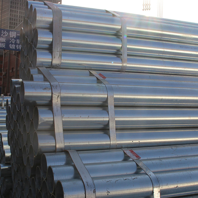 ความหนา 15 มิลลิเมตร ท่อเหล็ก Pre Galvanized ท่อกลม GI Hot Dipping
