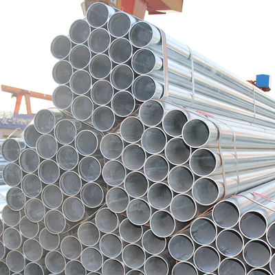 ความหนา 15 มิลลิเมตร ท่อเหล็ก Pre Galvanized ท่อกลม GI Hot Dipping