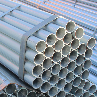 Hot Dip Galvanized Steel GI Pipe และท่อ 1 มิลลิเมตร-20 มิลลิเมตรสําหรับการก่อสร้าง
