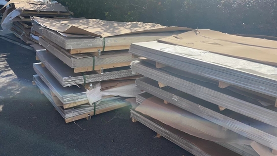 ก่อสร้าง ASME แผ่นเหล็กสแตนเลสรีดเย็น 2000mm X 1500mm