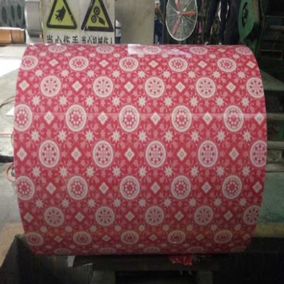 Z275 Prepainted เหล็กชุบสังกะสีม้วนแผ่นหลังคาโลหะวัสดุก่อสร้าง