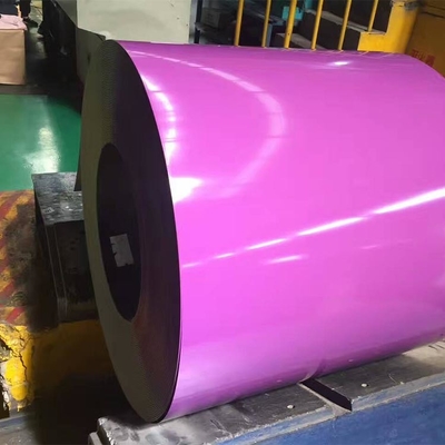 เหล็กเคลือบสี Ppgi Steel Coil 26 Gauge 8 Ton Coil Weight