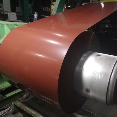 เหล็กเคลือบสี Ppgi Steel Coil 26 Gauge 8 Ton Coil Weight